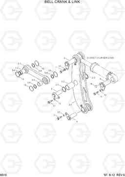6010 BELL CRANK & LINK HL750(-#1000), Hyundai