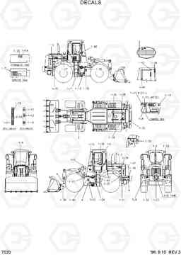 7020 DECALS HL750(-#1000), Hyundai