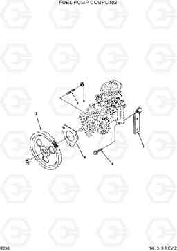 8230 FUEL PUMP COUPLING HL750(-#1000), Hyundai