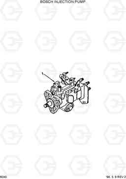 8240 BOSCH INJECTION PUMP HL750(-#1000), Hyundai