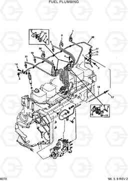 8270 FUEL PLUMBING HL750(-#1000), Hyundai