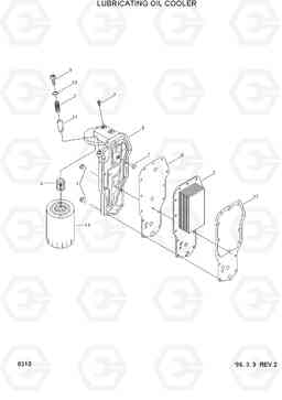 8310 LUERICATING OIL COOLER HL750(-#1000), Hyundai