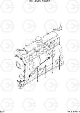 8320 OIL LEVEL GAUGE HL750(-#1000), Hyundai