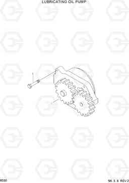 8330 LUBRICATING OIL PUMP HL750(-#1000), Hyundai