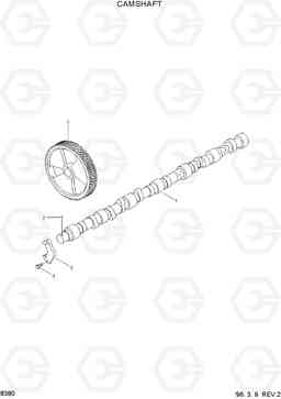 8380 CAMSHAFT HL750(-#1000), Hyundai