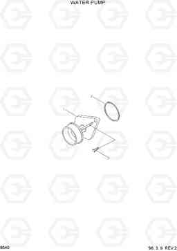 8540 WATER PUMP HL750(-#1000), Hyundai