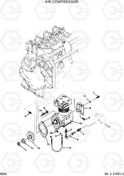 8560 AIR COMPRESSOR HL750(-#1000), Hyundai