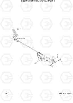 1041 ENGINE CONTROL SYSTEM(#1229-) HL750(#1001-), Hyundai