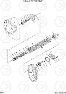 3180 LOW SHAFT GROUP HL750(#1001-), Hyundai