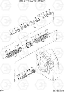 3190 3RD & 4TH CLUTCH GROUP HL750(#1001-), Hyundai