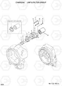 3220 CHARGING PUMP & FILTER GROUP HL750(#1001-), Hyundai