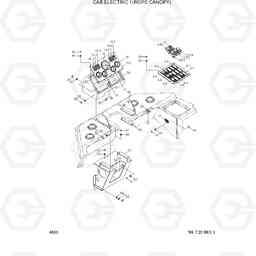 4033 CAB ELECTRIC 1(ROPS CANOPY) HL750(#1001-), Hyundai