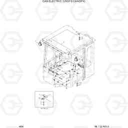 4034 CAB ELECTRIC 2(ROPS CANOPY) HL750(#1001-), Hyundai