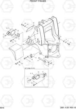 5010 FRONT FRAME HL750(#1001-), Hyundai