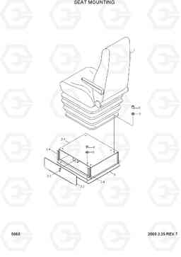 5060 SEAT MOUNTING HL750(#1001-), Hyundai