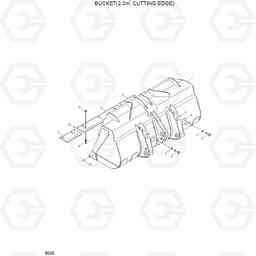 6030 BUCKET(2.3M3, CUTTING EDGE) HL750(#1001-), Hyundai