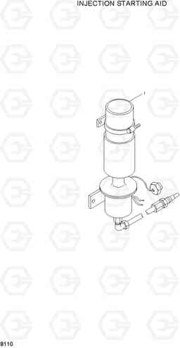 8110 INJECTION STARTING AID HL750(#1001-), Hyundai