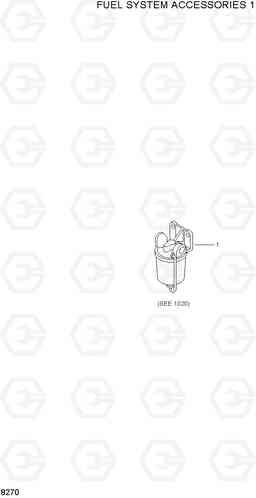 8270 FUEL SYSTEM ACCESSORY 1 HL750(#1001-), Hyundai