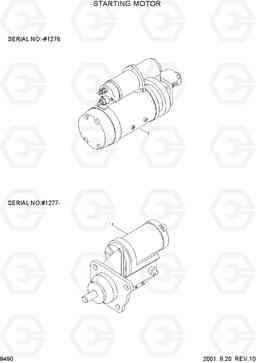 8490 STARTING MOTOR HL750(#1001-), Hyundai