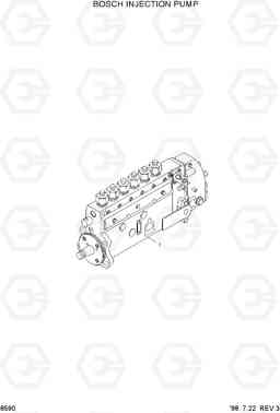 8590 INJECTION PUMP HL750(#1001-), Hyundai