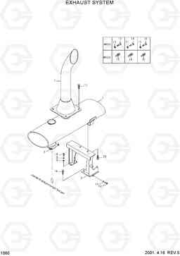 1060 EXHAUST SYSTEM HL750TM, Hyundai