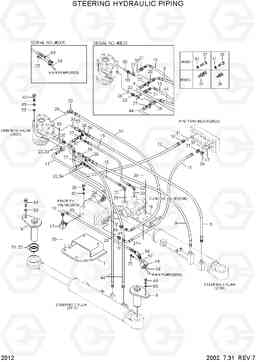 2012 STEERING HYDRAULIC PIPING HL750TM, Hyundai