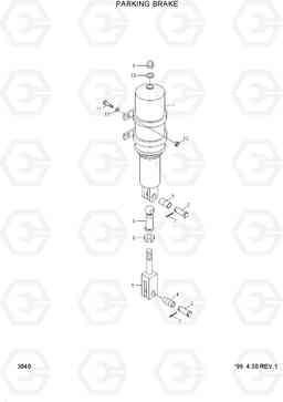3040 PARKING BRAKE HL750TM, Hyundai