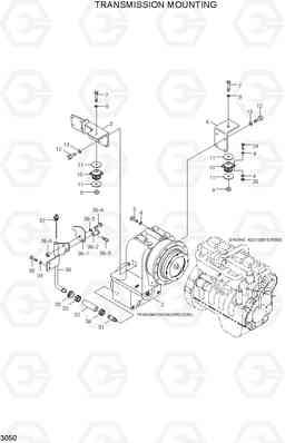 3050 TRANSMISSION MOUNTING HL750TM, Hyundai