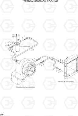 3051 TRANSMISSION OIL COOLING HL750TM, Hyundai