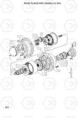 3073 REAR PLANETARY GEAR(LH & RH) HL750TM, Hyundai