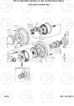 3073A RR PLANETARY GEAR(LH & RH, S/MAX TRAC) HL750TM, Hyundai