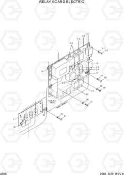 4020 RELAY BOARD ELECTRIC HL750TM, Hyundai