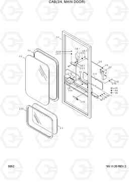 5052 CAB(3/4, MAIN DOOR) HL750TM, Hyundai