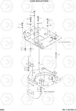 5054 CAB MOUNTING HL750TM, Hyundai