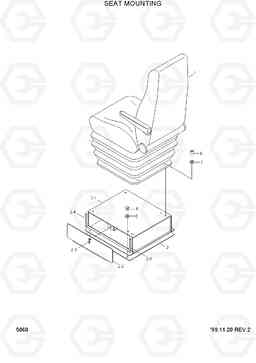 5060 SEAT MOUNTING HL750TM, Hyundai