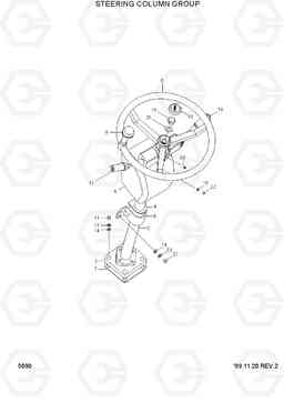 5090 STEERING COLUMN GROUP HL750TM, Hyundai