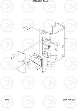 5140 SERVICE TANK HL750TM, Hyundai