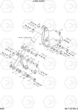 6020 LINK ASSY HL750TM, Hyundai