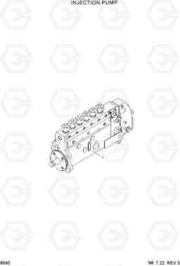 8590 INJECTION PUMP HL750TM, Hyundai