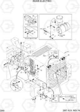 2050 REAR ELECTRIC HL757-7, Hyundai