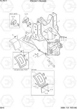 5010 FRONT FRAME HL757-7, Hyundai