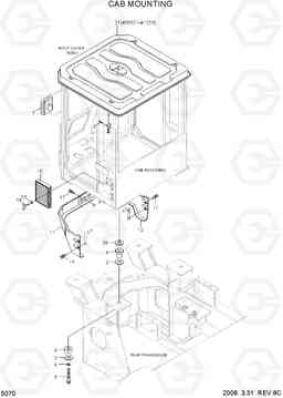 5070 CAB MOUNTING HL757-7, Hyundai