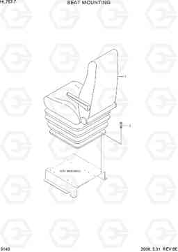 5140 SEAT MOUNTING HL757-7, Hyundai