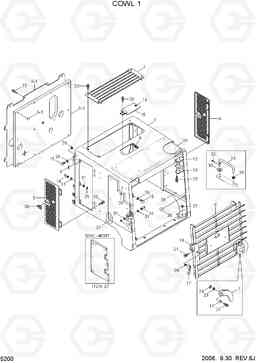 5200 COWL 1(SQUARE COWL TYPE) HL757-7, Hyundai