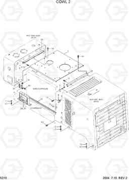 5210 COWL 2 HL757-7, Hyundai