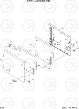 5220 COWL 3(SIDE DOOR) HL757-7, Hyundai