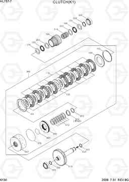 6130 CLUTCH(K1) HL757-7, Hyundai