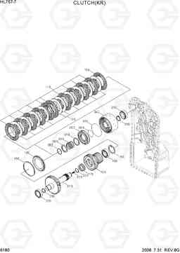 6180 CLUTCH(KR) HL757-7, Hyundai