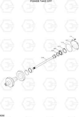 6200 POWER TAKE OFF HL757-7, Hyundai