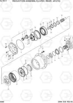 6390 REDUCTION ASSEMBLY(LH/RH, REAR, -#1274) HL757-7, Hyundai